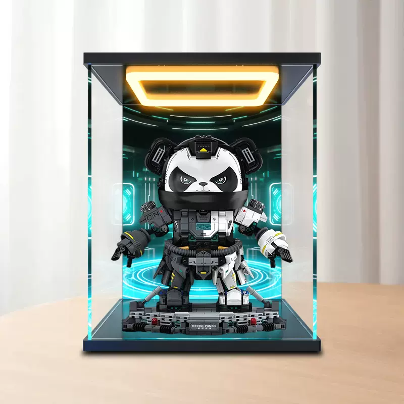 回灯防尘盒适用未及机甲熊猫弦月机甲亚克力