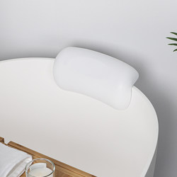 Langjing Bathroom Bathtub White Pillow for Bathing, Suitable for Various Bathtub Styles, 001 Round Tub and Square Tub Universal Fit