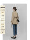 Wavy Egg Wave Egg Trench Coat Petite Korean Style Short Casual Jacket Women's Designer Niche British Coat