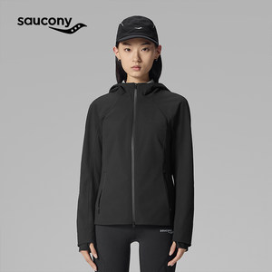 
Saucony official sports and leisure daily versatile comfortable, breathable, loose warm hooded short cotton clothing