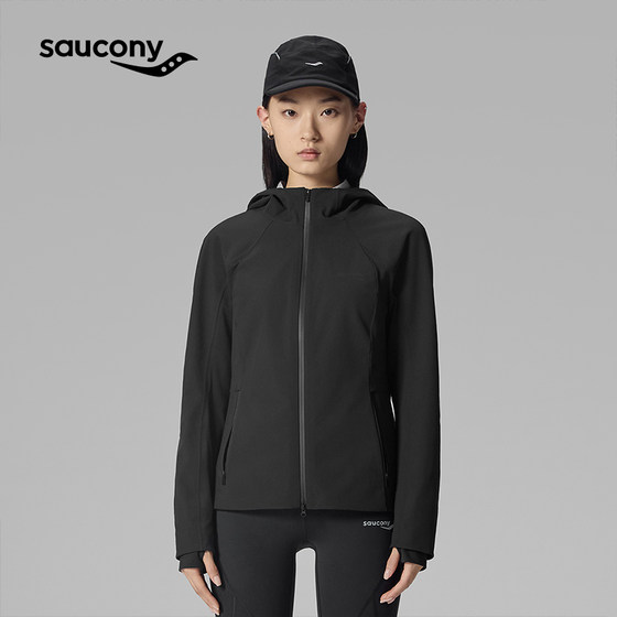 
Saucony official sports and leisure daily versatile comfortable, breathable, loose warm hooded short cotton clothing