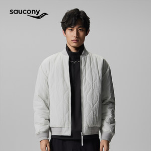 
Saucony men and women's loose, simple, elegant and versatile windproof and environmentally friendly woven cotton jacket
