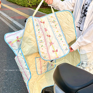 
Windshield electric car summer cute small four-season universal sun protection electric car windproof hood with seat cushion protection against UV