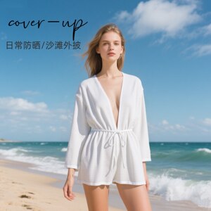 
Amber single women's bikini squid hot spring sexy swimsuit outside with beach vacation sun protection for daily life