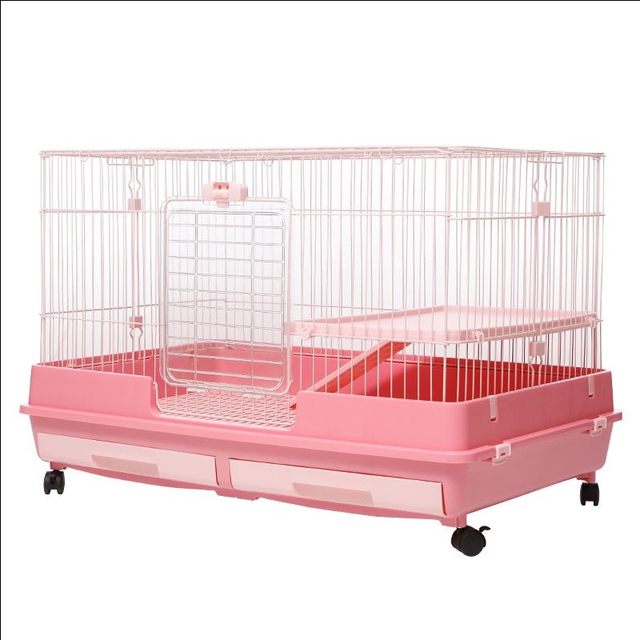 Ruiyoujia luxury rabbit cage, chinchilla cage, double-layer cat cage ...