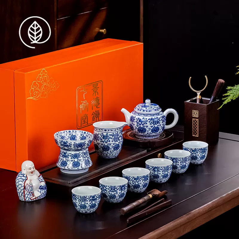 中国景德镇茶器8点セット手工陶瓷陶芸