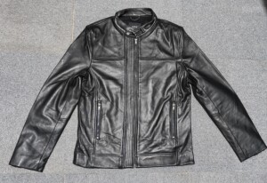 
JZPZ winter thickened velvet men's slim first-layer sheepskin leather jacket motorcycle fashion jacket