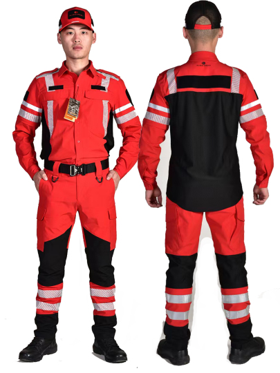 Lang Senkai Fire Cliff 迅速乾燥レスキューユニフォーム - 夏用 薄手