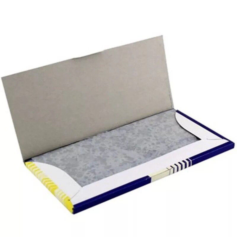 상하이 브랜드 2839-48K 파란색 복사 용지 8.5*18.5CM 소형 양면 파란색 종이 100매 | 상자 -