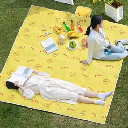 Outdoor Picnic Mat, Portable Picnic Photo Props, Travel Mat, All-In-One Spring Outing and Dining Cushion