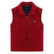 Middle-aged and elderly mothers wear fleece vest cardigan loose plus fat plus large fleece horse clip jacket vest autumn suit
