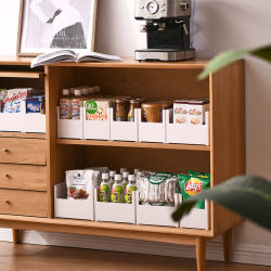 Kitchen right-angle storage box desktop cosmetics storage drawer organization box debris thickened ABS storage box YJ