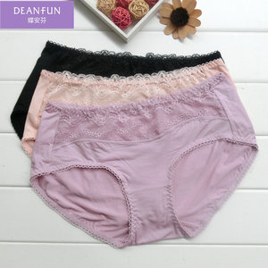 
Die Anfen underwear for girls, recycled fiber, soft, breathable, mid-low waist, sexy lace boxer