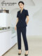 Han Mingya professional suit suit women's 2025 summer thin short-sleeved suit sales office front desk reception work clothes