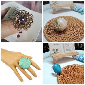 
Rings and rings Fashion jewelry New popular jewelry Exaggerated rhinestones spot new products Bohemian flowers and plants