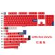 GMK Red Devils red devil keycaps PBT sublimation mechanical keyboard keys personality new original factory high