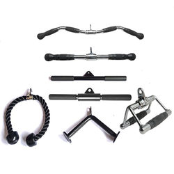 Genuine  High and Low Pull Rod Pair of Grip Hand Fitness Equipment Big Bird Accessories Commercial Accessories High Quality Solid Rod