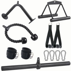 Fitness Equipment Gantry Rack Accessories Handle Biceps Triceps Training Handle Rope Pull-Down High Pull V-Handle