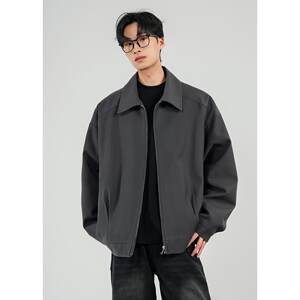 
Lapel flight jacket men's American short casual trendy brand cleanfit jacket high-end 2026 spring new style