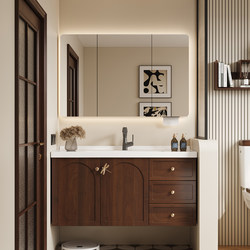 French walnut bathroom cabinet + ten years warranty