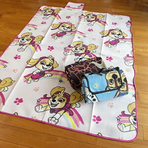 
British Single Waterproof Picnic Mat Outdoor Mat Paw Patrol Dinosaur Moisture-proof Mat Picnic Blanket
