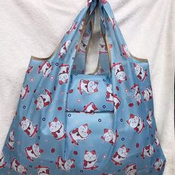 Cartoon Grocery Shopping Eco-Friendly Bag, Portable Foldable Shopping Bag, Large Capacity Tote Bag, Shoulder Storage Bag, Mommy Bag