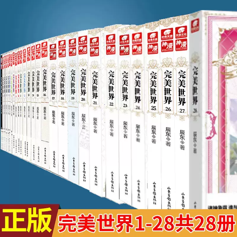 现货正版完美世界小说1-19-20-21-22-23-24-25-26-27-28册共28册辰东灵