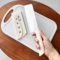 Stainless Steel Small Kitchen Knife Household Slicing Knife Baby Food Supplement Knife Set Women's Special Kitchen Knife Cutting Board with Knife Set