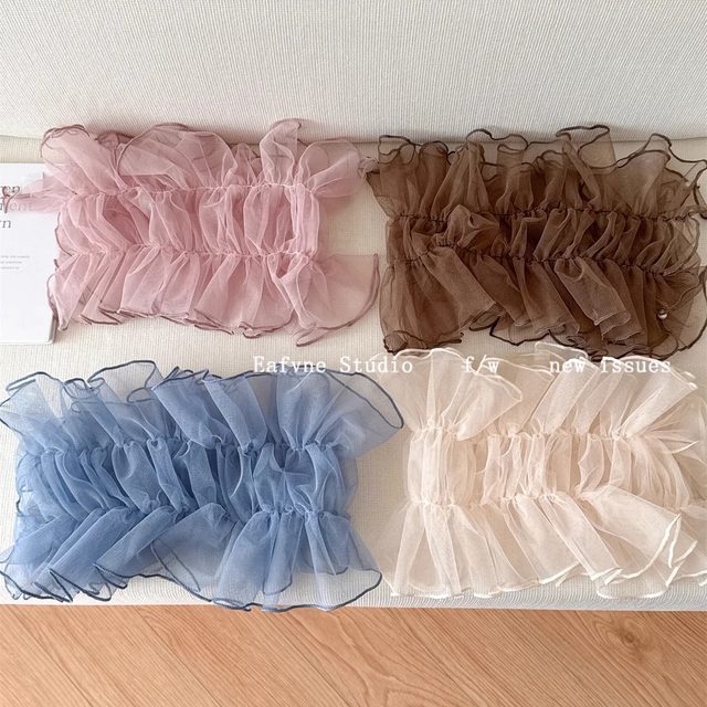 New millennial hot girl style layered skirt cake skirt retro elegant lace mesh butt curtain for women spring and summer