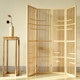 New Chinese solid wood bamboo screen partition folding mobile living room porch tea room partition antique old Japanese screen
