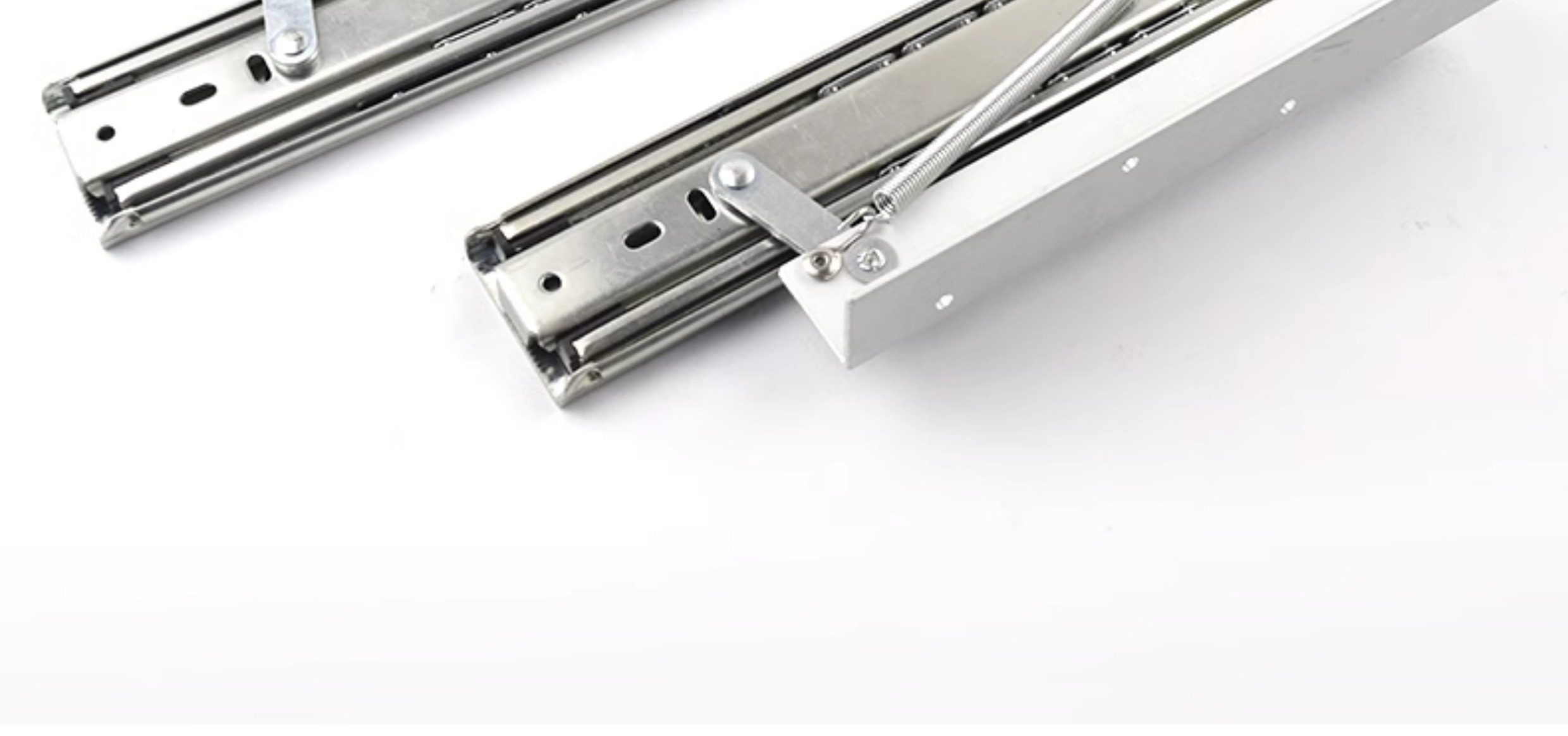 25cm Side Mount 3-Section Ball Bearing Slide - Desktop Extension Rail