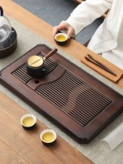 Khay trà tre vuông đơn giản Trung Quốc khô pha trà nhỏ bàn trà nhà phòng khách khô và ướt kép cổ điển bàn trà biển