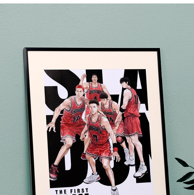 スラムダンク　ポスター　７本セット　非売品　未使用品 スラムダンク A4額縁サイズポスター7枚セット