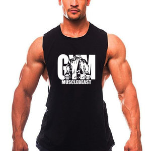 
Muscle sports vest men's loose large size sleeveless fitness wear sweat running cotton loose training vest summer