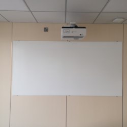 Anti-Glare Projection Tempered Wall-Mounted Erasable Traceless Matte Glass Whiteboard for Office Teaching Training Family Meetings