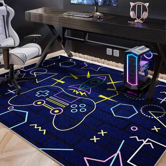 
Simple crystal velvet dot plastic bottom carpet home sofa living room decorative blanket e-sports sound insulation blanket non-slip and stain-resistant carpet