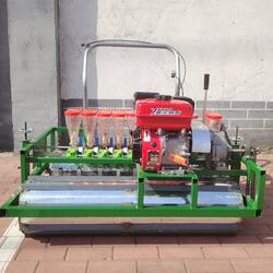Gasoline-Powered Self-Propelled Vegetable Seeder, Rapeseed, Cabbage, Coriander Seeder, Medicinal Herbs, Millet, Sorghum Seeder