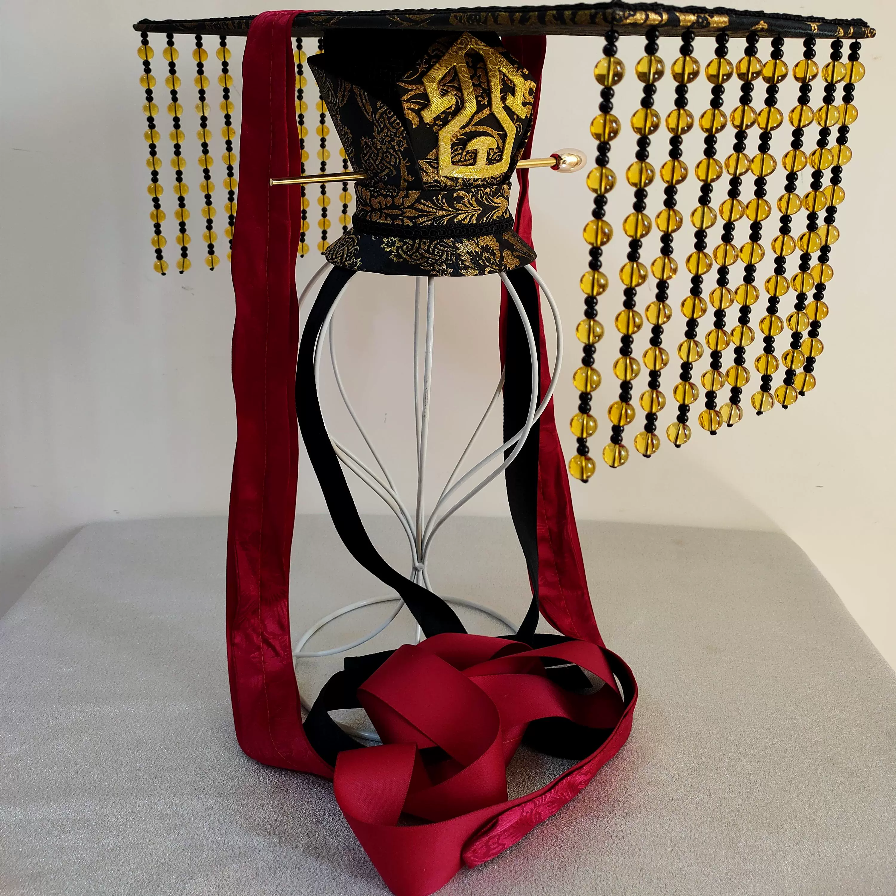 秦始皇冕旒冠九旒冠大秦帝国三国演义影视发冠古代装皇帝王头饰95