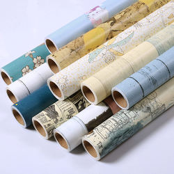 Fuhuan Waterproof and Moisture-Proof Wallpaper Self-Adhesive Bedroom Living Room Cabinet Drawer Wallpaper Dormitory College Student Background Wall Decoration