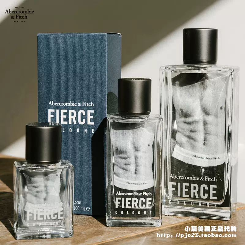 美国Abercrombie Fitch香水AF裸男Fierce古龙水 王子异同款 店香-Taobao