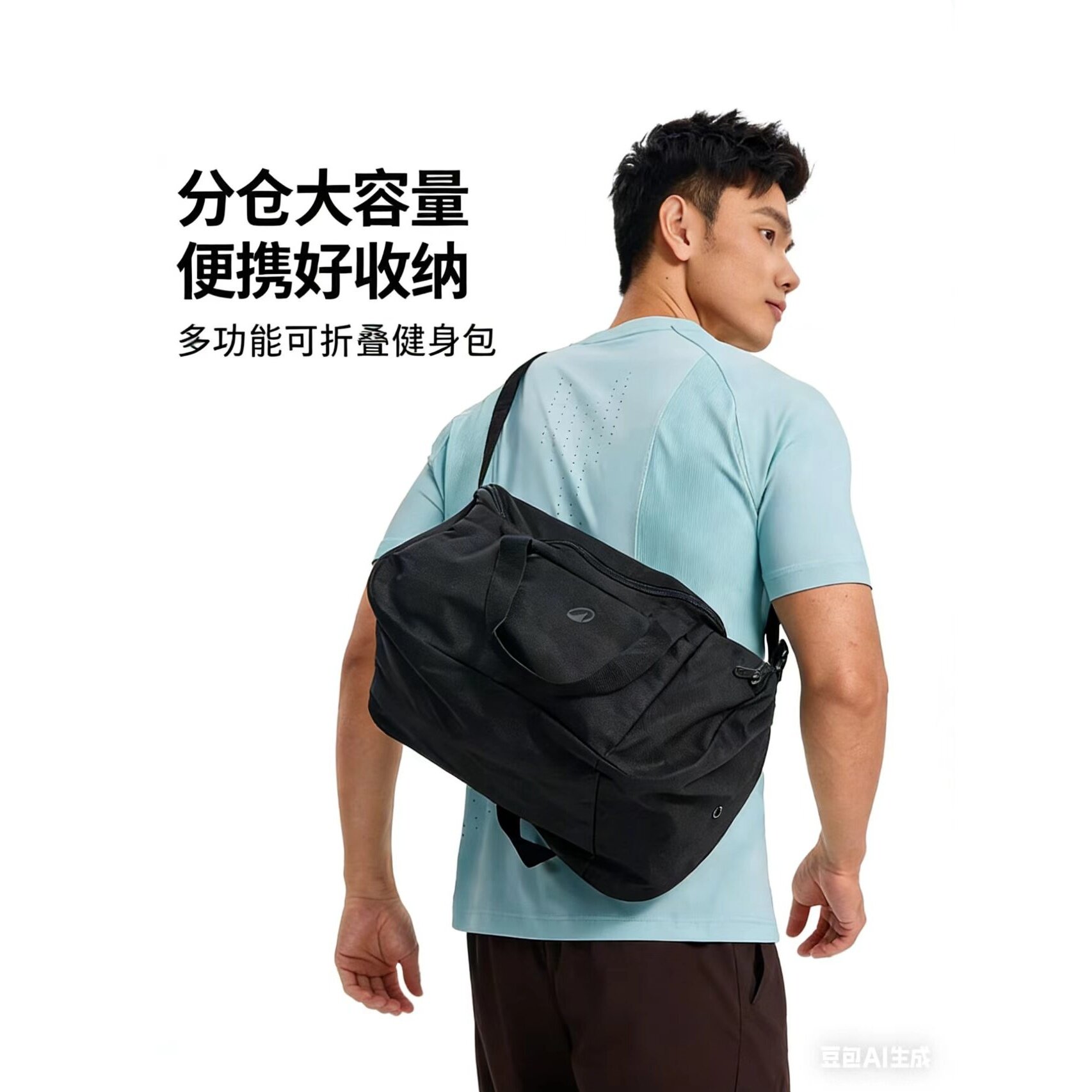 Сумка для фитнеса Decathlon — мужская сумка через плечо, дорожная сумка для плавания, футбола