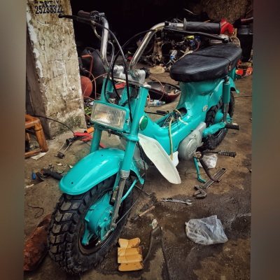Little monkey orangutan motorcycle faucet, car handlebar handlebar giraffe DAX golden city CJ70 modification