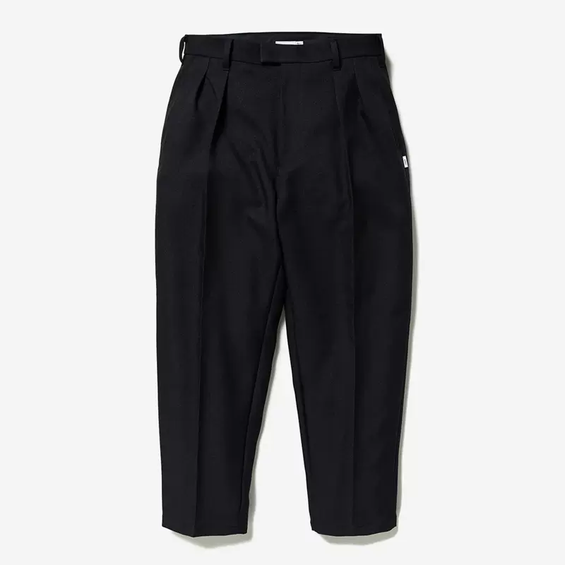 四季出品國倉WTAPS TRDT1801 TROUSERS POLY雙褶工裝休閒褲男23AW-Taobao