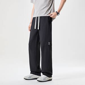 
190CM tall extra long casual pants loose straight sports pants men's long pants spring and summer new trend