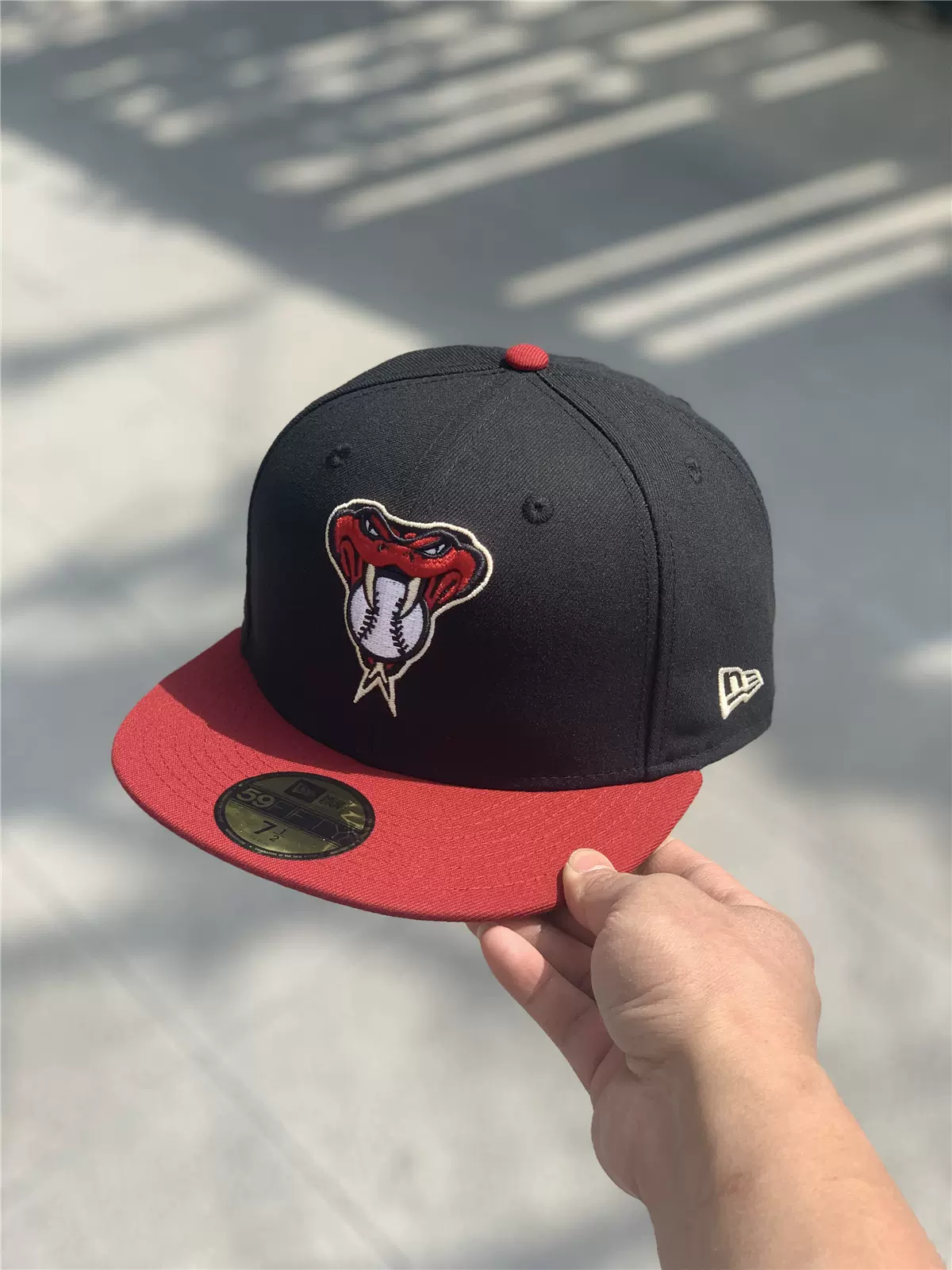 NEW ERA棒球帽MLB亞利桑那響尾蛇球員版59FIFTY街頭嘻哈男女帽-Taobao