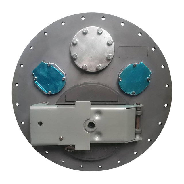 Oil tanker accessories 580/560/460 aluminum alloy stainless steel European standard pore cover panel can tank mouth flange base
