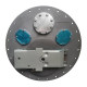 Oil tanker accessories 580/560/460 aluminum alloy stainless steel European standard pore cover panel can tank mouth flange base

