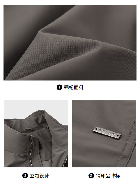 Seven Wolves High Elastic Standing Collar Jacket Men's Fall New ...