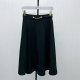 Division's 2024 winter new product, umbrella skirt, skirt for women, high waist, slimming, versatile, wide swing, a-line long skirt 1155