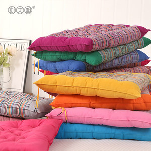 
Cabbage price clearance cushion old coarse cloth chair cushion sofa office backrest bay window cushion thickened dining chair cushion tatami